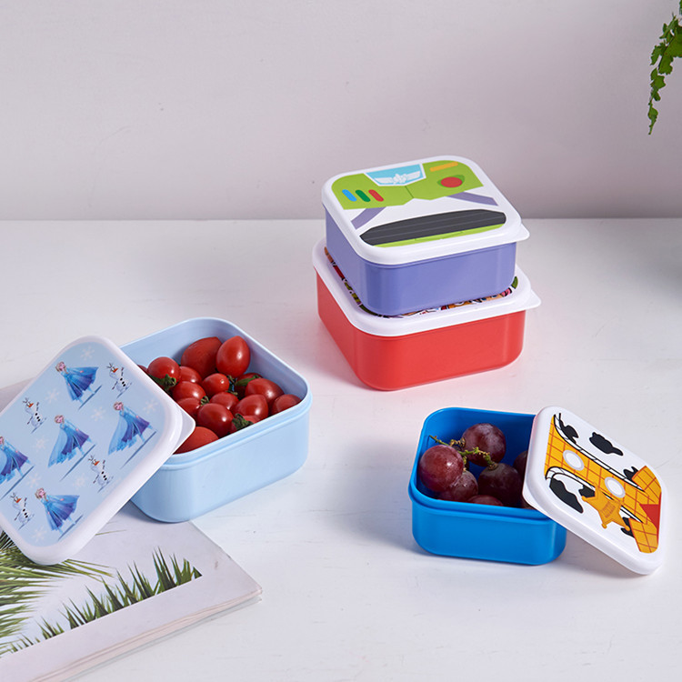 Plastic bento box set